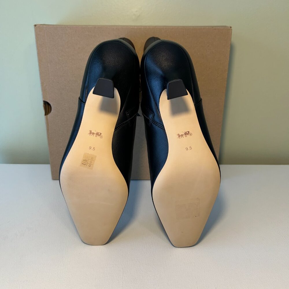 Coach Women's Leather Kitten Heel Bootie - Picture 12 of 15